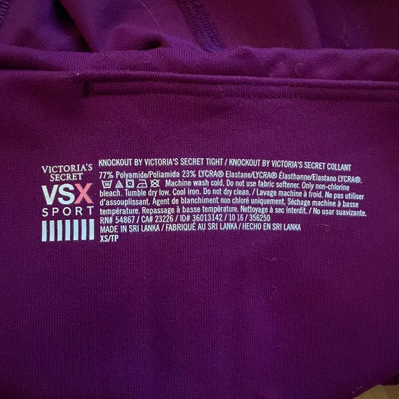 Victoria’s Secret Knockout Leggings XS - Picture 2 of 2